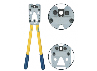 K08D Пресс-клещи с встр. матр. для медн. трубч. наконечников DIN46235 (16 - 95 мм2, шестигранник)
